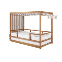 Load image into Gallery viewer, Market Tent Twin Bed - Beige and White