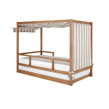 Load image into Gallery viewer, Market Tent Twin Bed - Beige and White