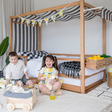 Load image into Gallery viewer, Market Tent Twin Bed - Black and White