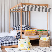 Load image into Gallery viewer, Market Tent Twin Bed - Black and White