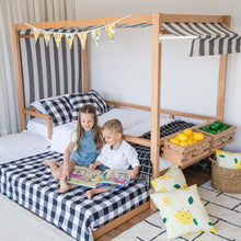 Load image into Gallery viewer, Market Tent Twin Bed - Black and White