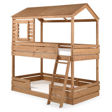 Load image into Gallery viewer, Solid Wood Bunk Bed
