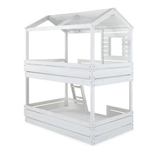 Load image into Gallery viewer, Solid Wood Bunk Bed White