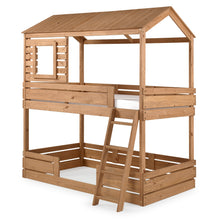 Load image into Gallery viewer, Solid Wood Bunk Bed