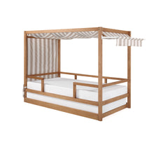 Load image into Gallery viewer, Market Tent Twin Bed - Beige and White
